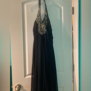Beaded holiday party formal homecoming Dress